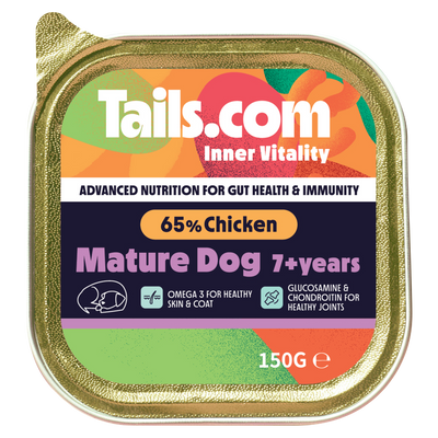 Tails.com Inner Vitality Mature Chicken Alu Tray 150g