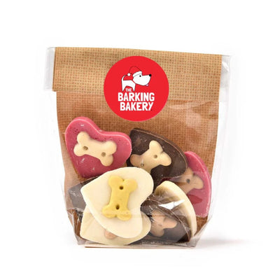 The Barking Bakery Yappy Woofmas Doggy Yoghurt Heart Shaped Drops