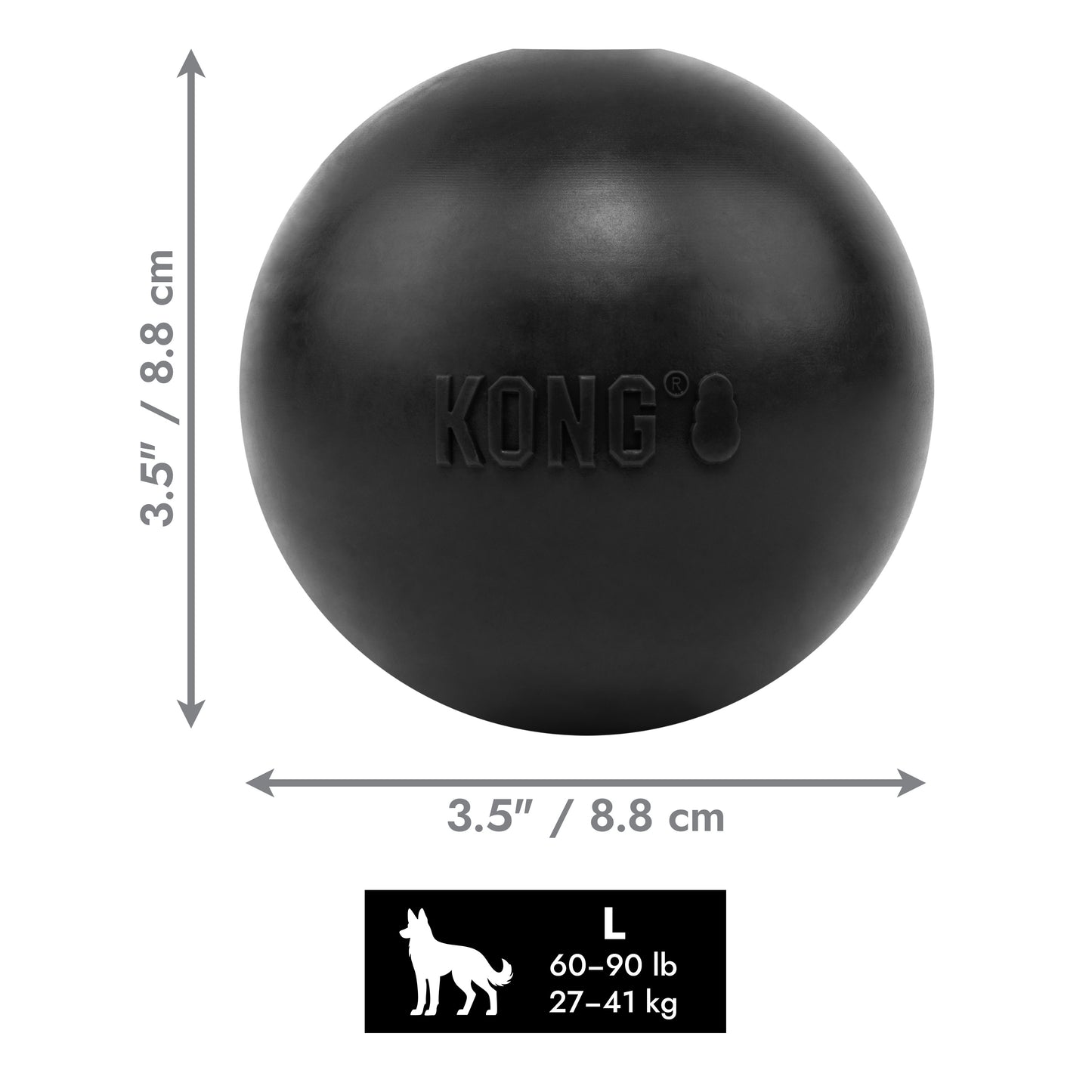 KONG Extreme Ball with Hole - Large