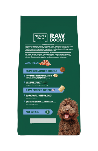 Natures Menu Raw Boost Trout & Fish 1.5kg