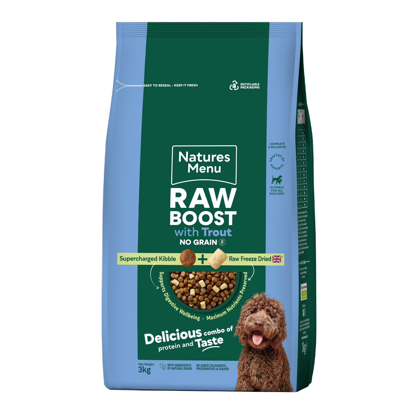 Natures Menu Raw Boost Trout & Fish 3kg