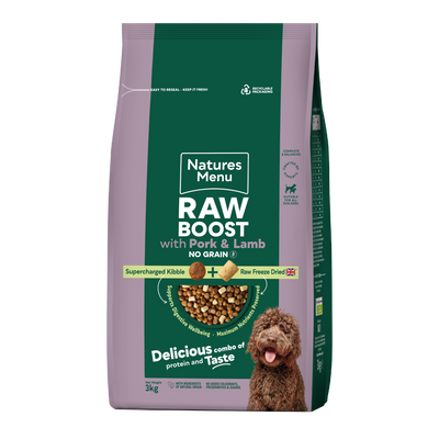 Natures Menu Raw Boost Pork & Lamb 3kg