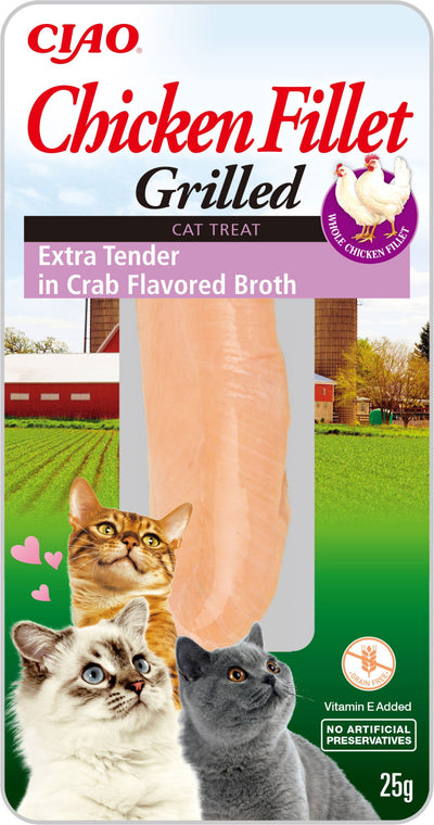 Churu Grilled Chicken Extra Tender in Crab Flavored Broth