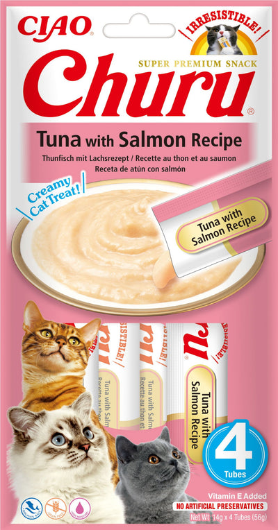 Churu 4 Pack Tuna with Salmon Recipe