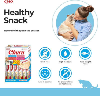 Churu 20 Pack Box Tuna Seafood Variety