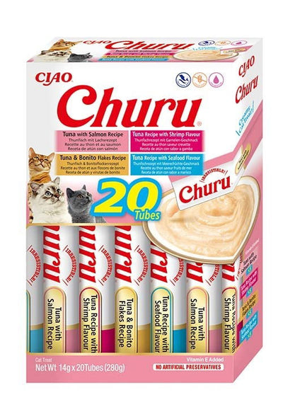 Churu 20 Pack Box Seafood Variety