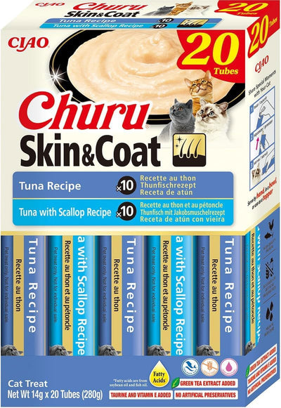 Churu Skin & Coat 20 Pack Tuna Variety