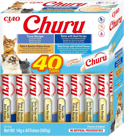 Churu 40 Pack Box Tuna Varieties