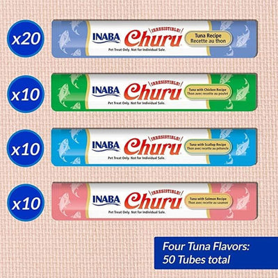 Churu 50 Pack Tuna Varieties