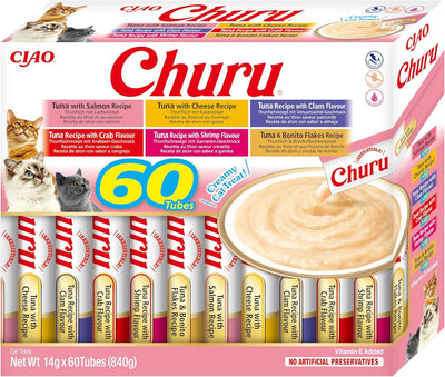 Churu 60 Pack Box Tuna Varieties