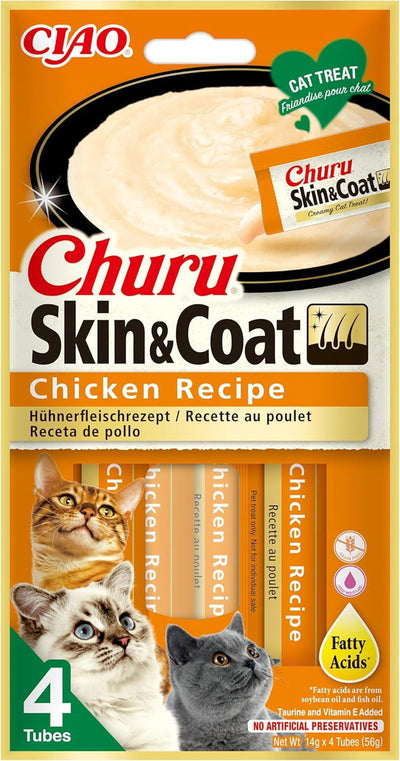 Churu Skin&Coat 4 Pack Chicken Recipe
