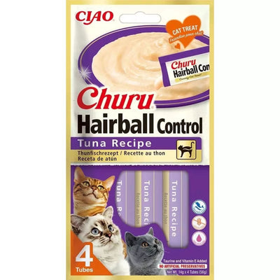 Churu Hairball Control 4 Pack Tuna Recipe