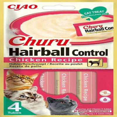 Churu Hairball Control 4 Pack Chicken Recipe