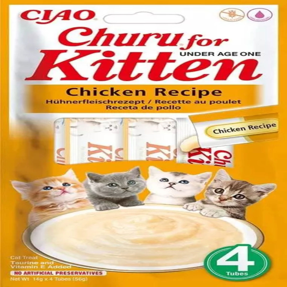 Churu Churu for Kitten 4 Pack Chicken Recipe – Vital Pet Group