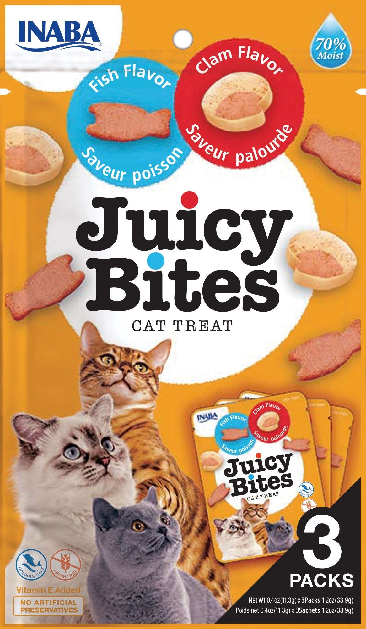 Churu Juicy Bites Fish & Clam Flavor