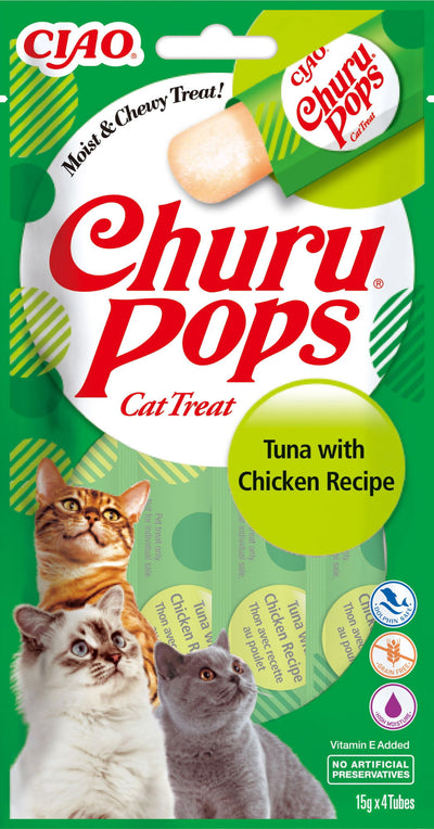 Churu Pops 4 Pack Tuna with Chicken Recipe