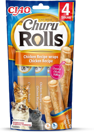 Churu Rolls 4 Pack Chicken Recipe wraps Chicken Recipe