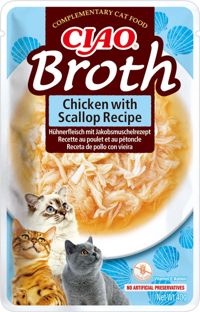 CIAO Broth Chicken with Scallop Recipe