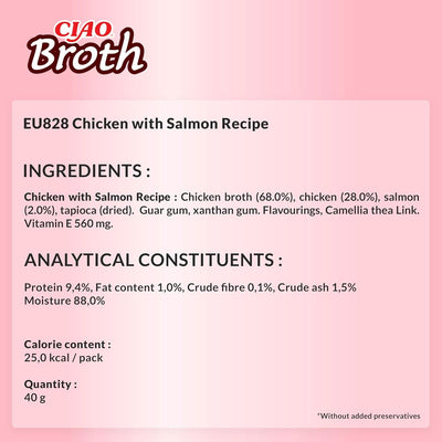 CIAO Broth Chicken with Salmon Recipe