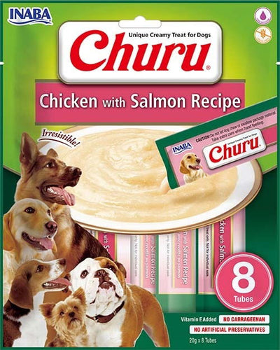 Churu 8 Pack Chicken with Salmon Recipe
