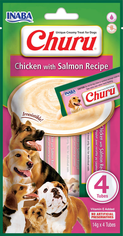 Churu 4 Pack Chicken with Salmon Recipe
