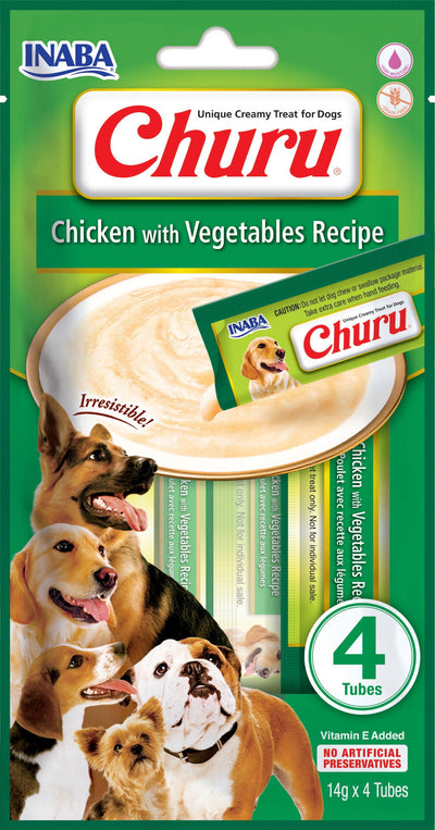 Churu 4 Pack Chicken with Vegetables Recipe