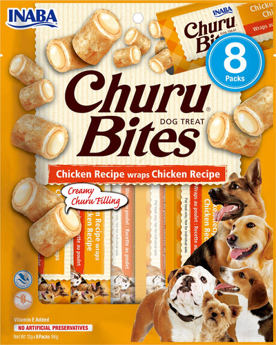Churu Bites 8 Pack Chicken Recipe wraps Chicken Recipe