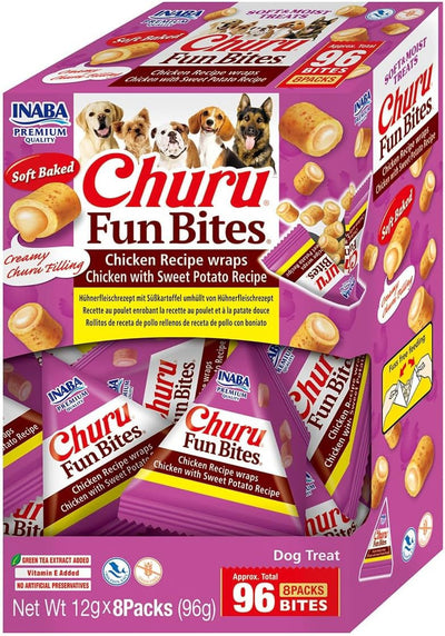 Churu Fun Bites Chicken Recipe Wraps Chicken with Sweet Potato Recipe