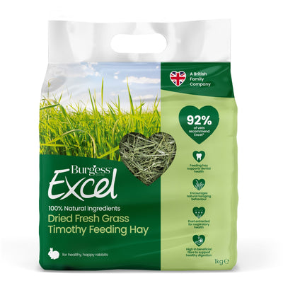 Burgess Excel Dried Fresh Grass 1kg