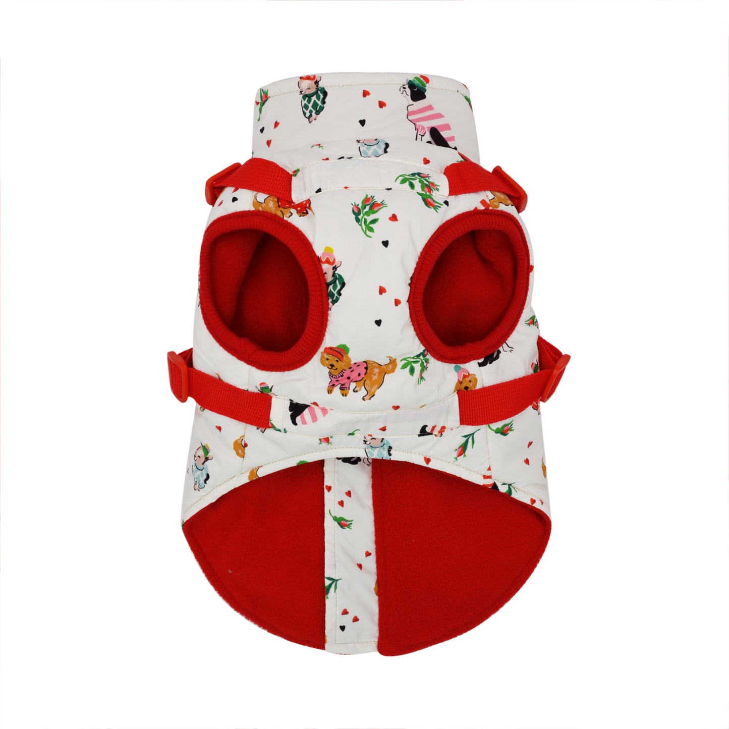 Cath Kidston Hearts & Roses Coat & Harness Small