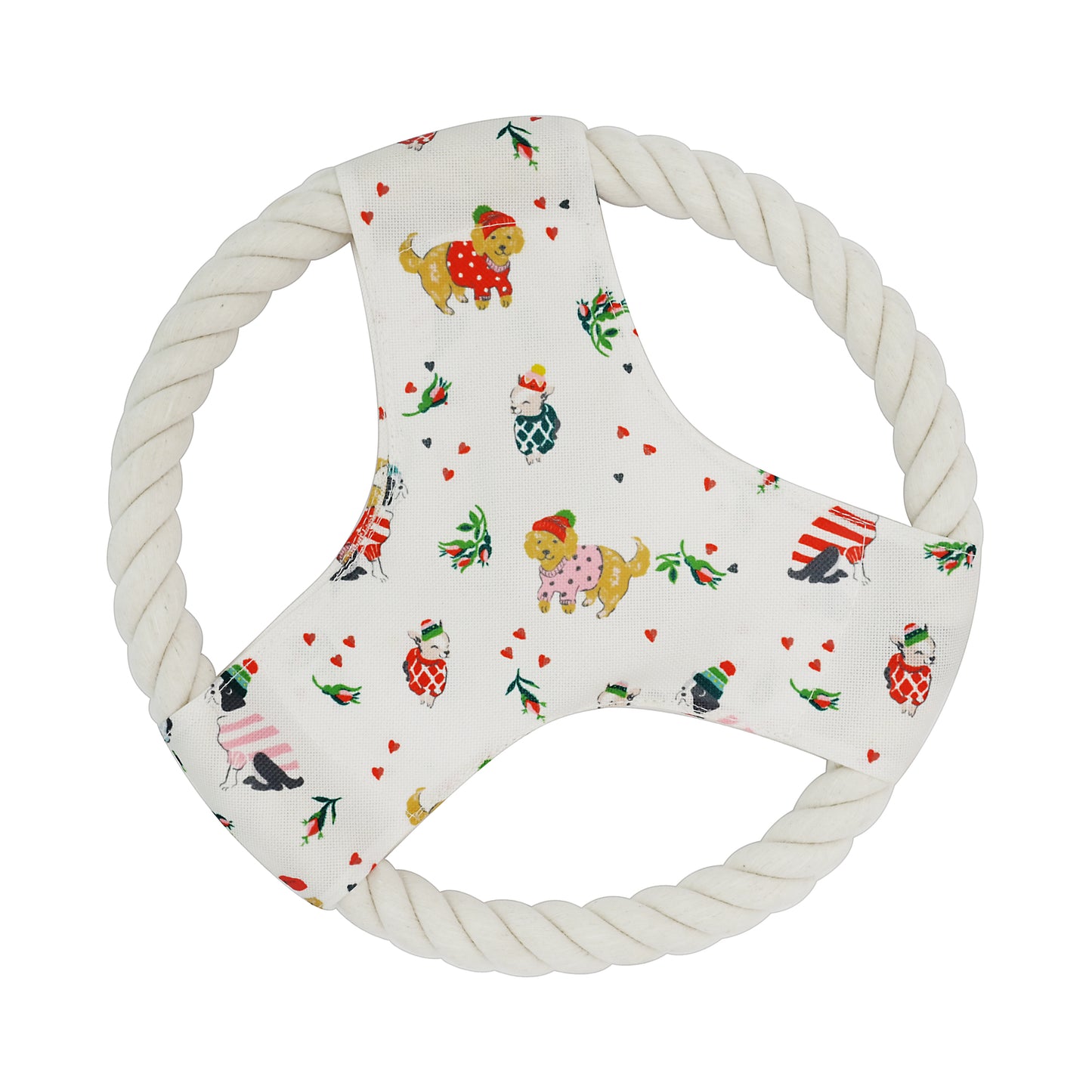 Cath Kidston Hearts & Roses Rope Frisbee