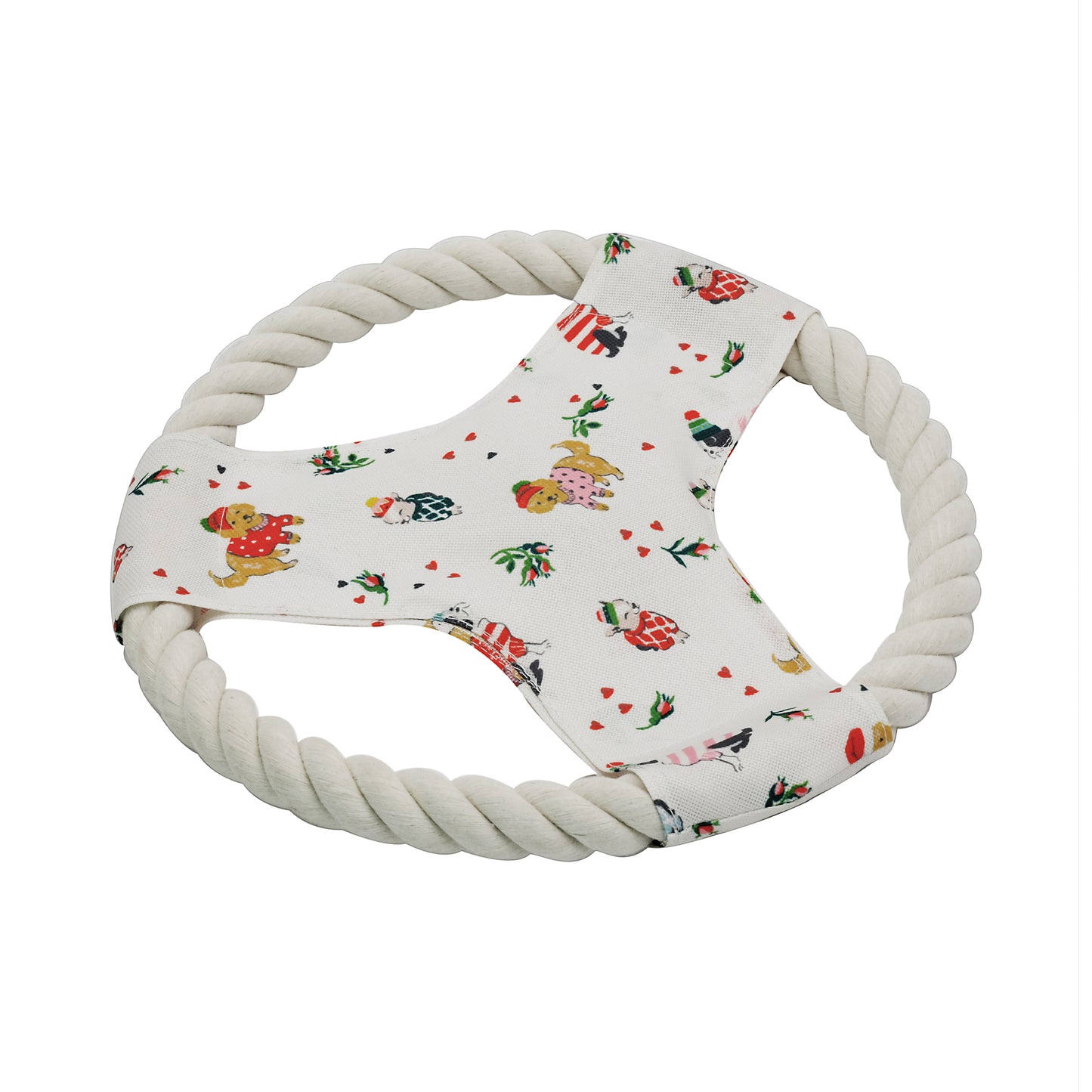 Cath Kidston Hearts & Roses Rope Frisbee