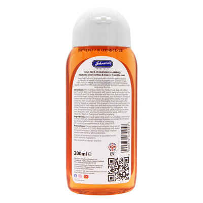 Johnsons Vet Dog Flea Cleansing Shampoo 400ml