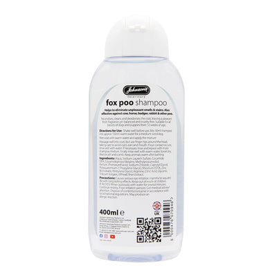 Johnsons Vet Fox Poo Shampoo 400ml