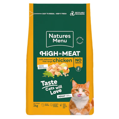 Natures Menu Adult Chicken Dry Cat 3kg