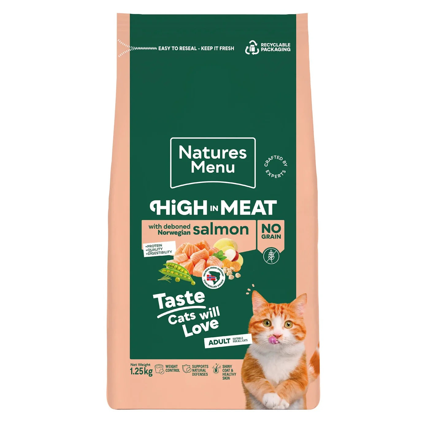 Natures Menu Adult Salmon Dry Cat 3kg