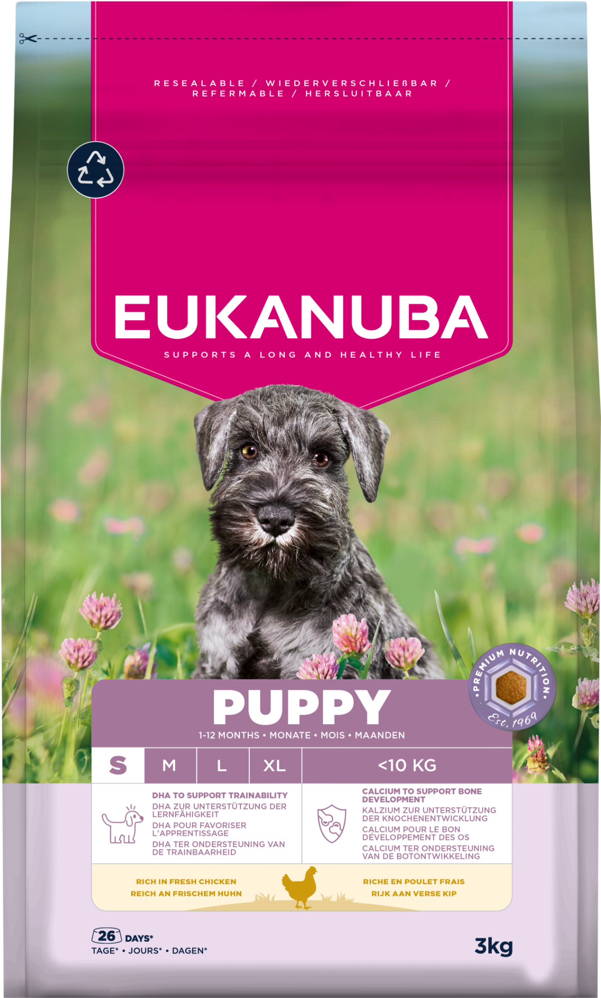 Eukanuba Dog Puppy Small Chicken 3kg