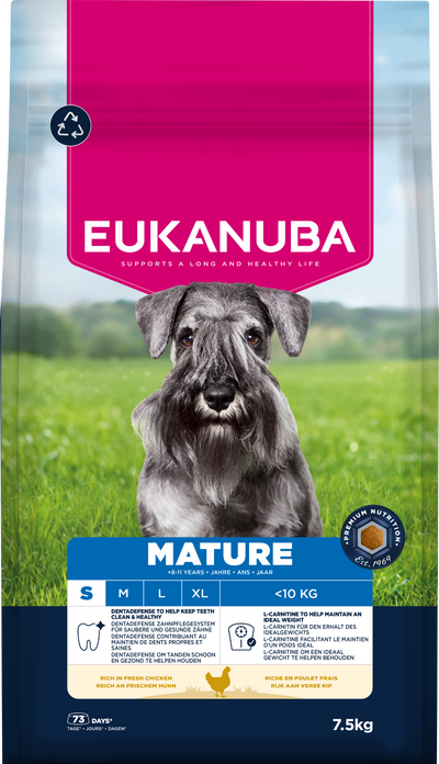 Eukanuba Dog Mature Small Chicken 7.5kg
