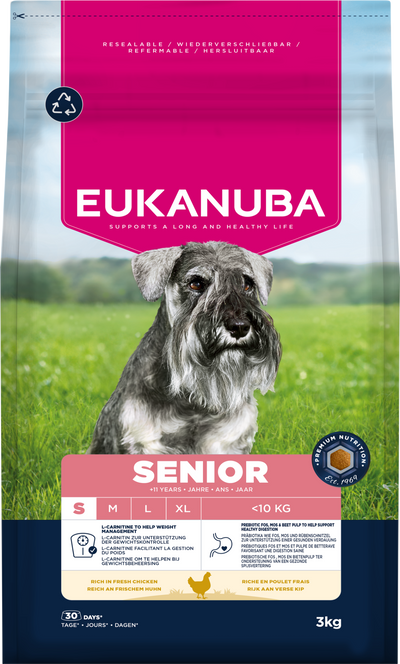 Eukanuba Dog Senior Small Chicken 3kg