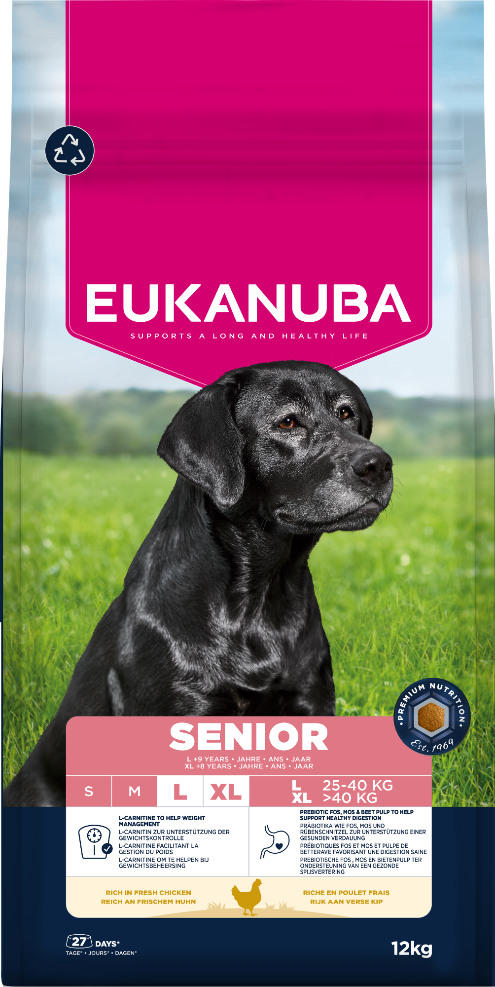 Eukanuba Dog Senior Large Chicken 12kg