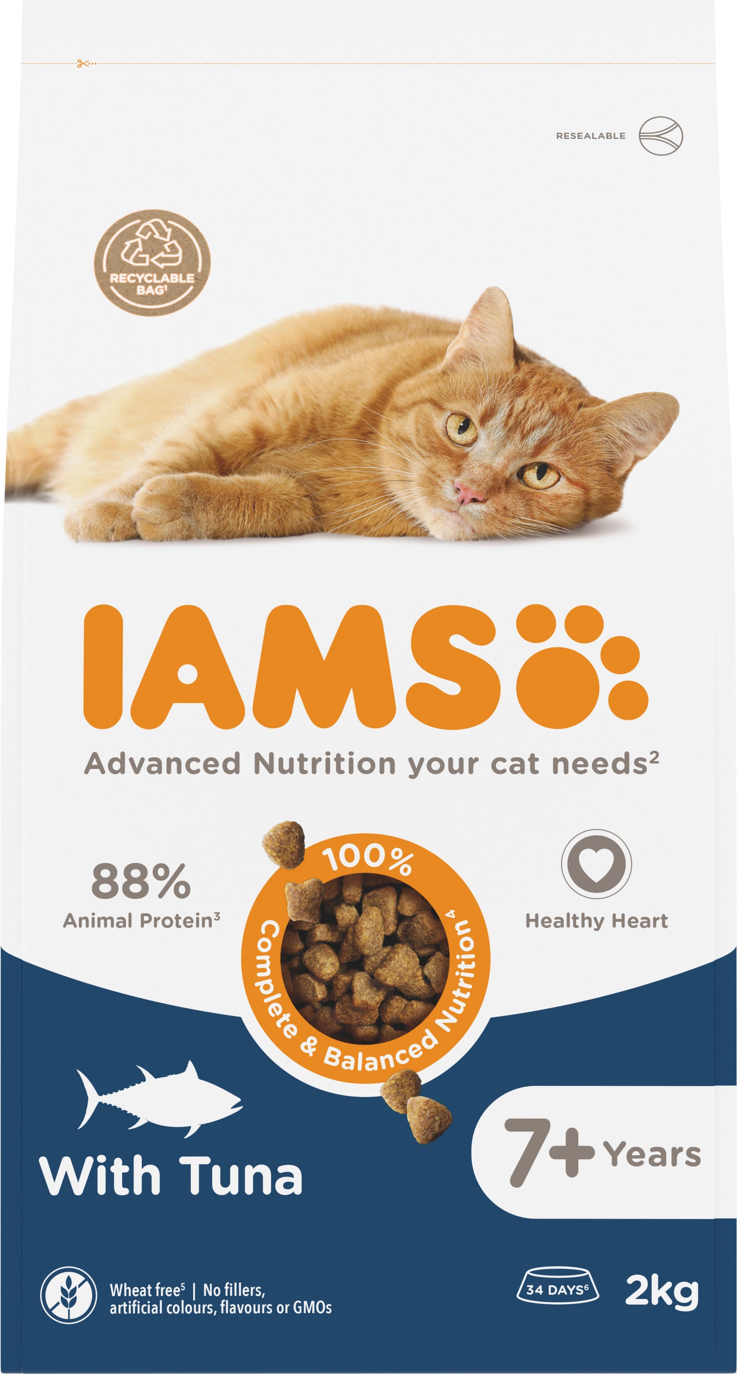 IAMS Cat Senior Tuna 2kg