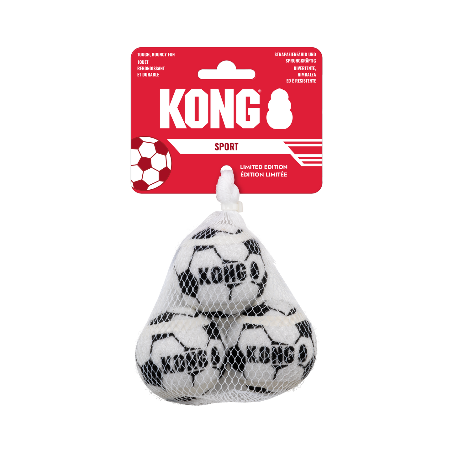 KONG Sport® Soccer Balls 3-pk Sm