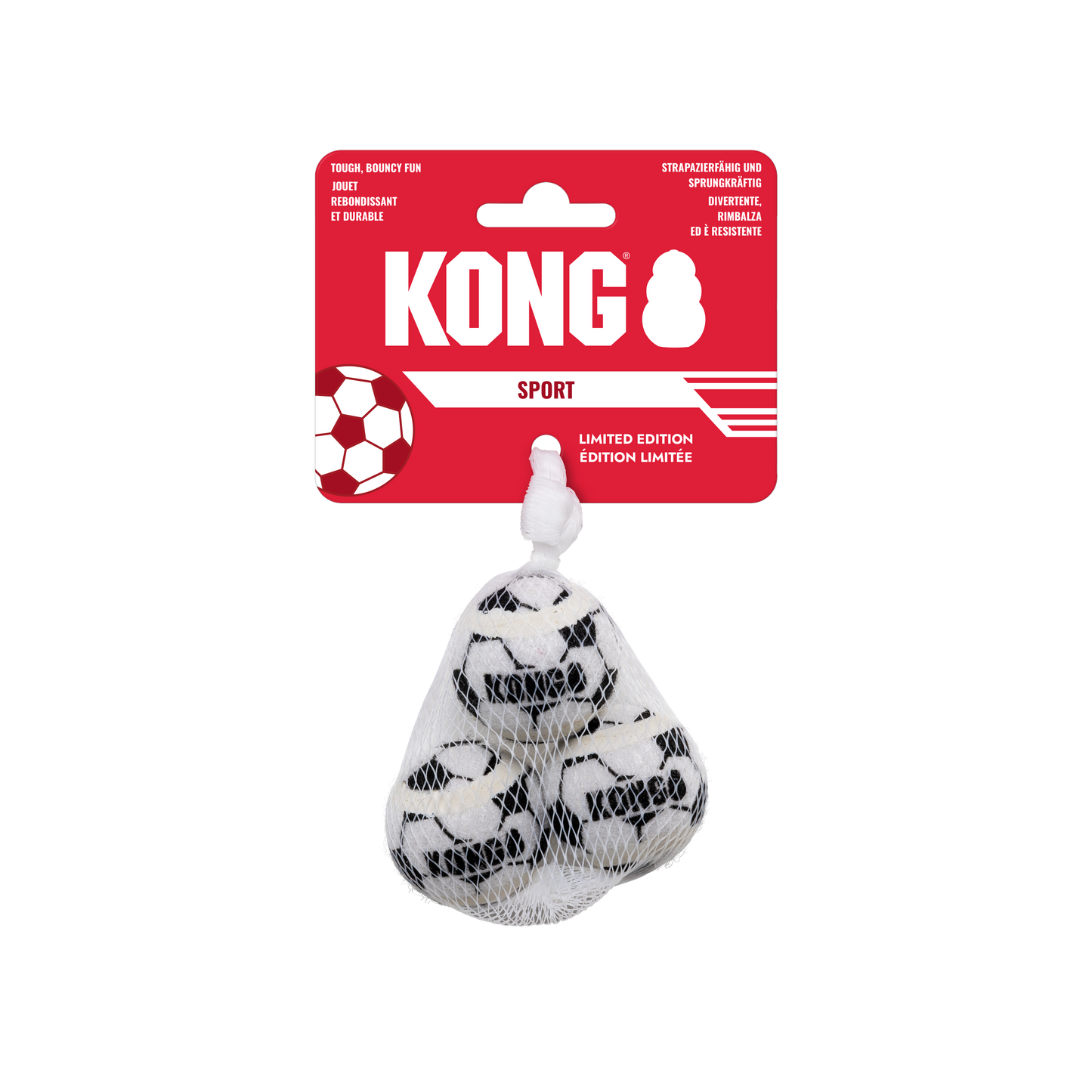 KONG Sport® Soccer Balls 3-pk XS