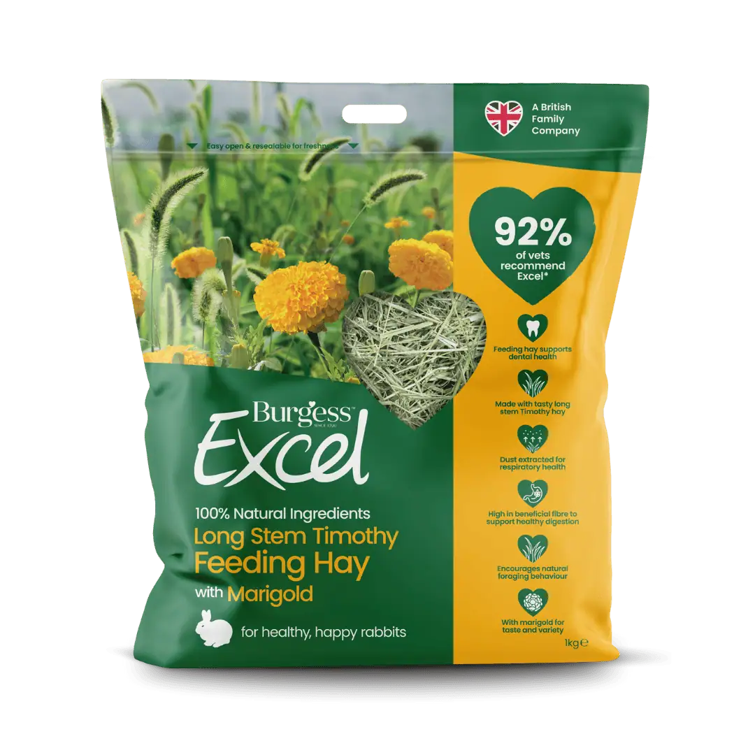 Burgess Excel Long Stem Feeding Hay with Marigold