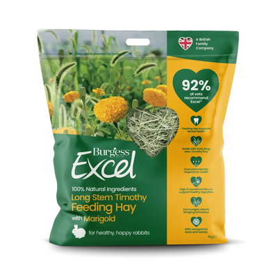 Burgess Excel Long Stem Feeding Hay with Marigold