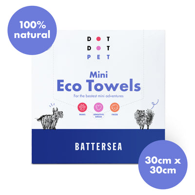DotDotPet Mini Eco Dog Towels x 10 - Battersea