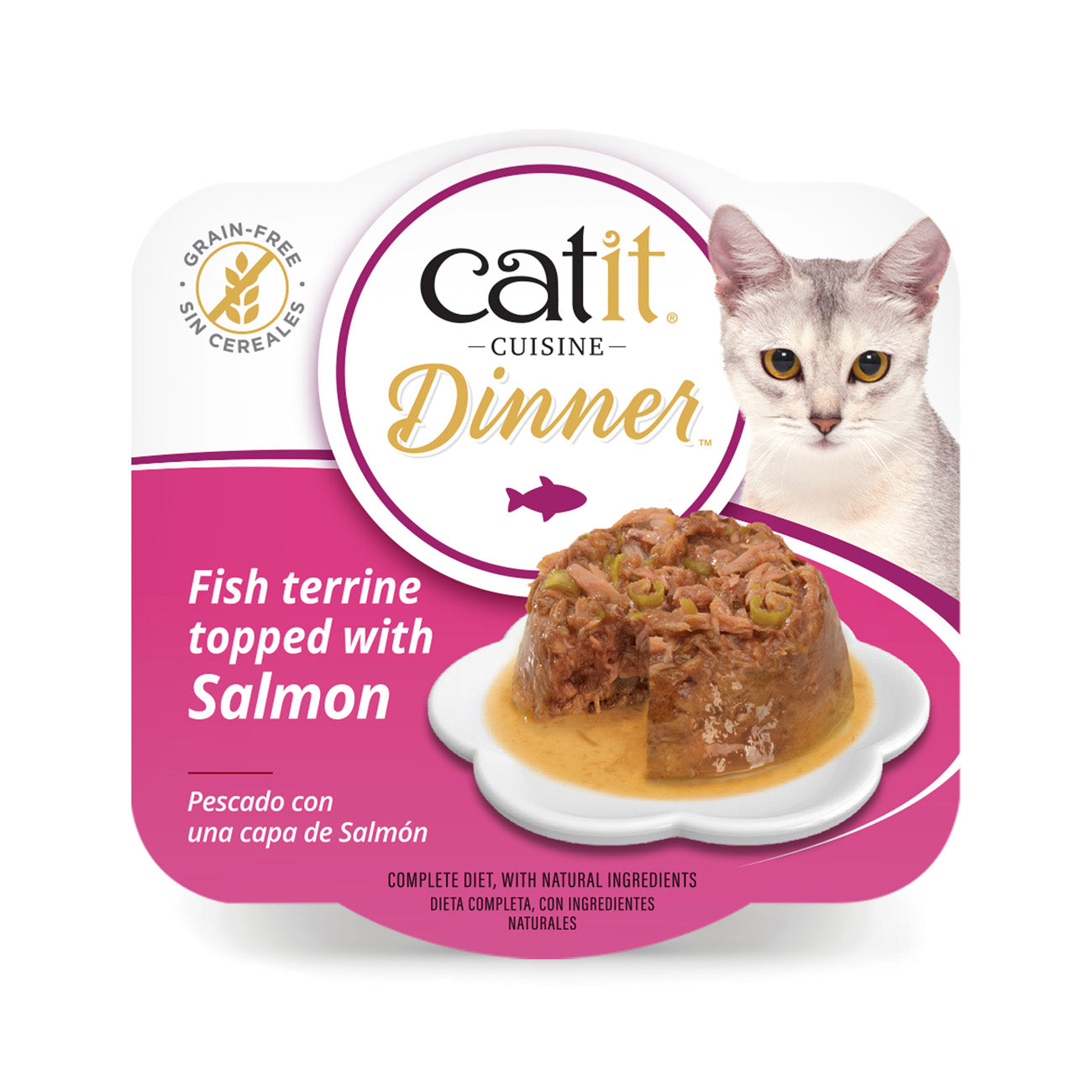 Catit Fish Dinner with Salmon 75g