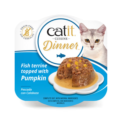 Catit Fish Dinner with Pumpkin 75g