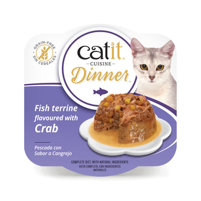 Catit Fish Dinner with Crab 75g