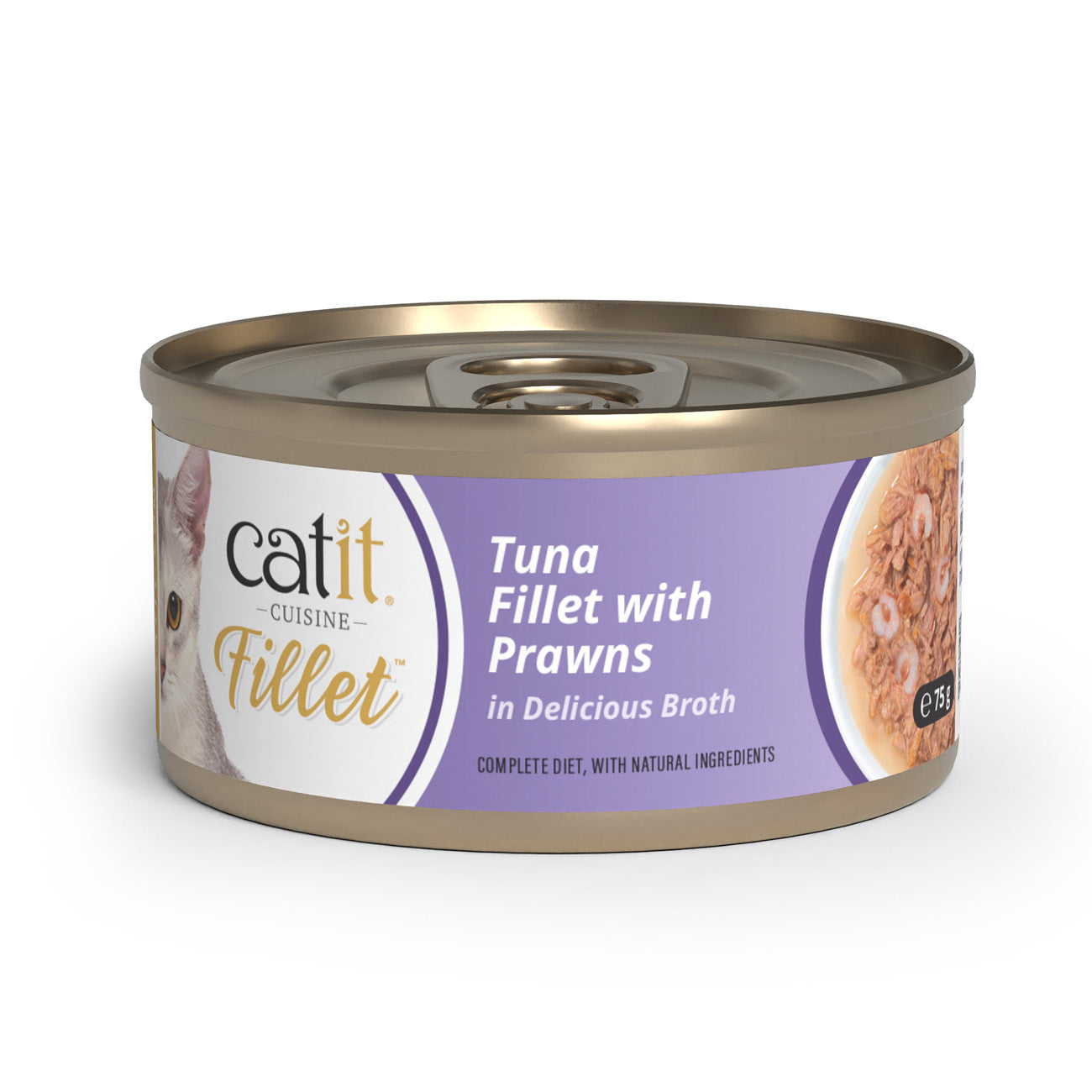 Catit Tuna Fillet with Prawns 75g